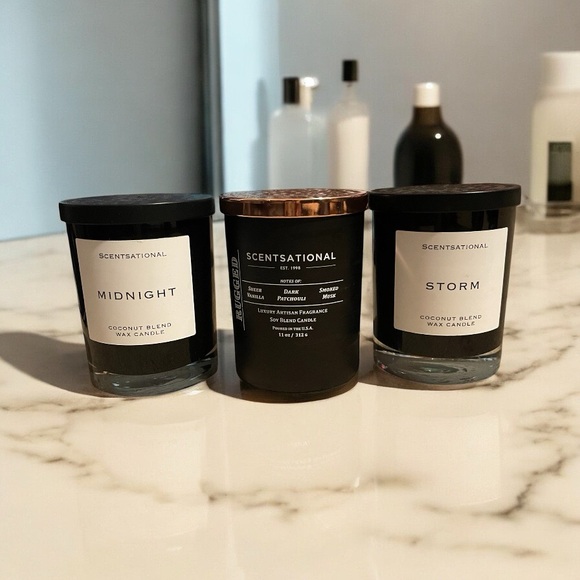 Scentsational Candle Trio - Midnight, Storm, Rugged - Picture 1 of 1